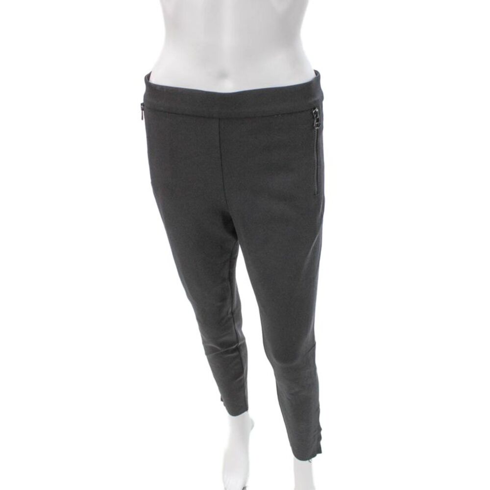Yosemite Women Ankle Leggings Gray Polyester Blend Size 3